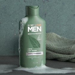 Jabón para Cabello y Cuerpo Sensitive Protect North For Men