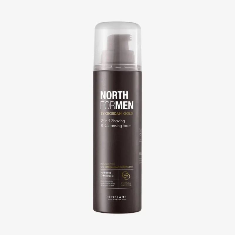 Espuma de Limpieza y Afeitado 2 en 1 North For Men by Giordani Gold