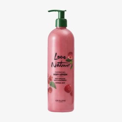 Loción Corporal Energizante con Menta y Frambuesa Orgánicas Love Nature